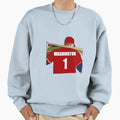 Washington Baseball Jersey Sweatshirt - Fun Novelty Design Men Women - T-Shirt, Sweatshirt, Hoodie