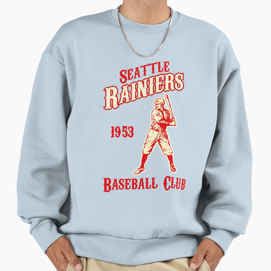 Seattle Rainiers Baseball And T-Shirt - Novelty Apparel Men Women - T-Shirt, Sweatshirt, Hoodie