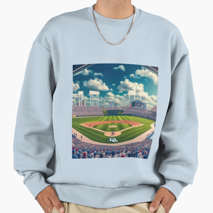 Baseball Field Sweatshirt - Graphic Print for Adults - T-Shirt, Sweatshirt, Hoodie