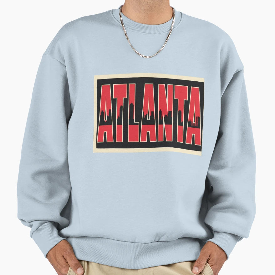 Atlanta Sweatshirt - Graphic Print for Adults - T-Shirt, Sweatshirt, Hoodie