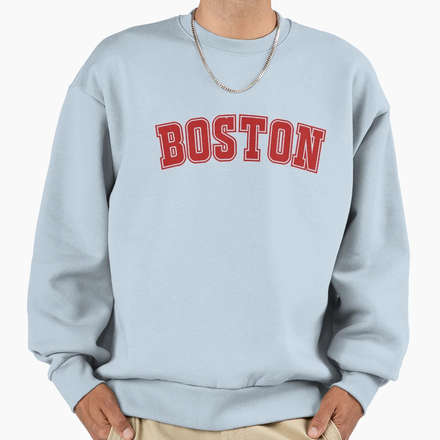 Boston Massachusetts Sweatshirt - Streetwear Style Unisex - T-Shirt, Sweatshirt, Hoodie