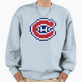 Montreal Hockey 8 Bit Video Games And T-Shirt - Custom Art Print Unisex - T-Shirt, Sweatshirt, Hoodie