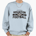 Houston Football Sweatshirt - Minimalist Print Men Women - T-Shirt, Sweatshirt, Hoodie