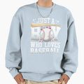 Funny Just Who Loves Baseball Sweatshirt - Novelty Apparel for Adults - T-Shirt, Sweatshirt, Hoodie
