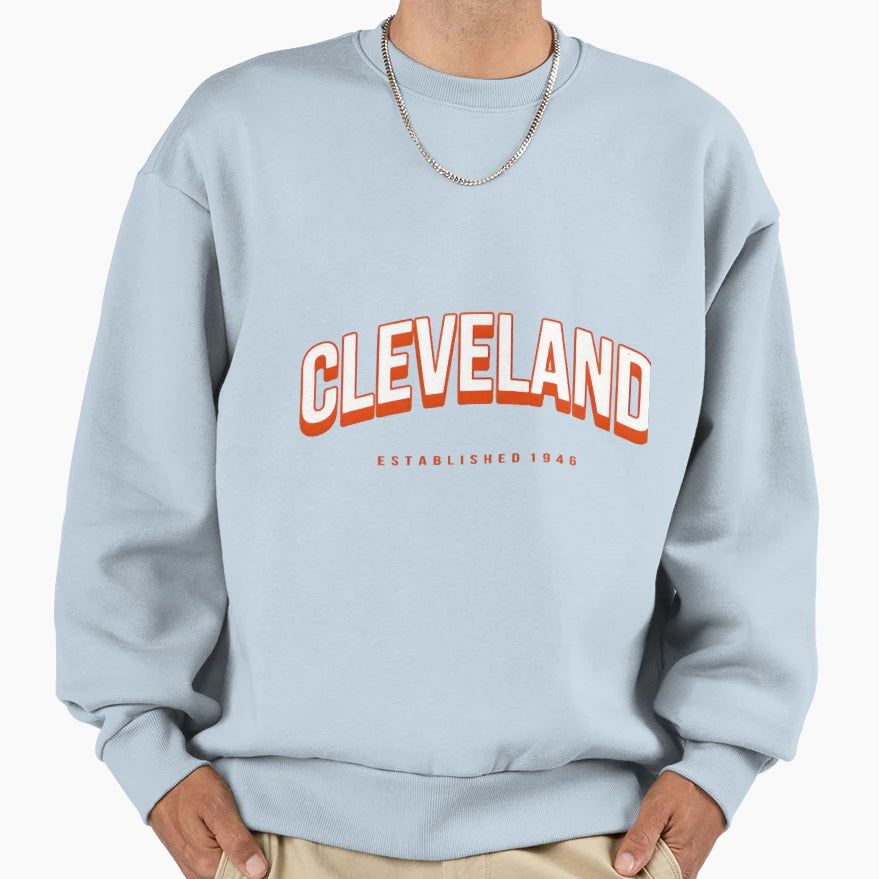 Art Cleveland Browns Sweatshirt - Aesthetic Graphic Men Women - T-Shirt, Sweatshirt, Hoodie