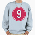 Enos Slaughter 9 Jersey Number Sweatshirt - Fun Novelty Design for Adults - T-Shirt, Sweatshirt, Hoodie