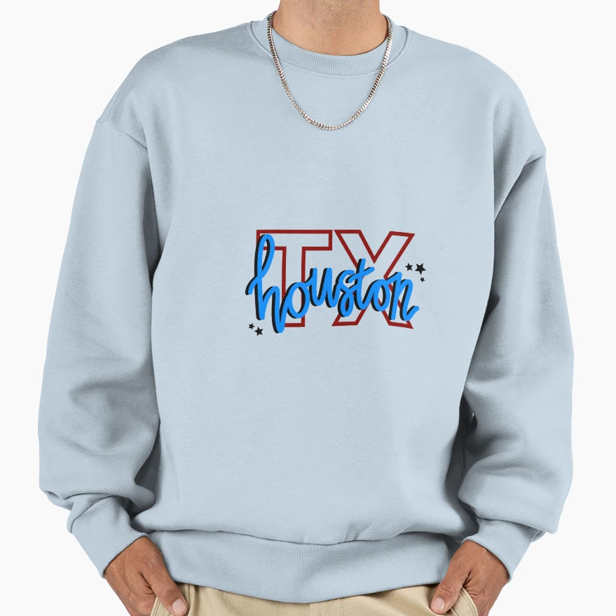 Houston Texas Stars Sweatshirt - Casual Everyday Wear Men Women - T-Shirt, Sweatshirt, Hoodie