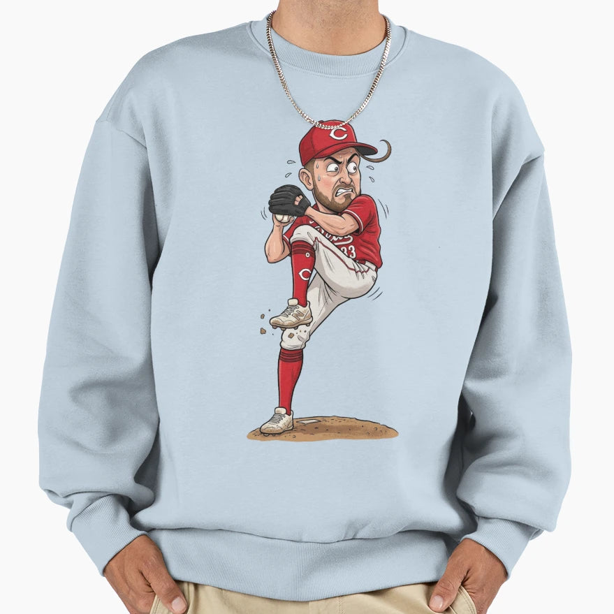 Graham Ashcraft Beast From Mound Sweatshirt - Unique Graphic Men Women - T-Shirt, Sweatshirt, Hoodie