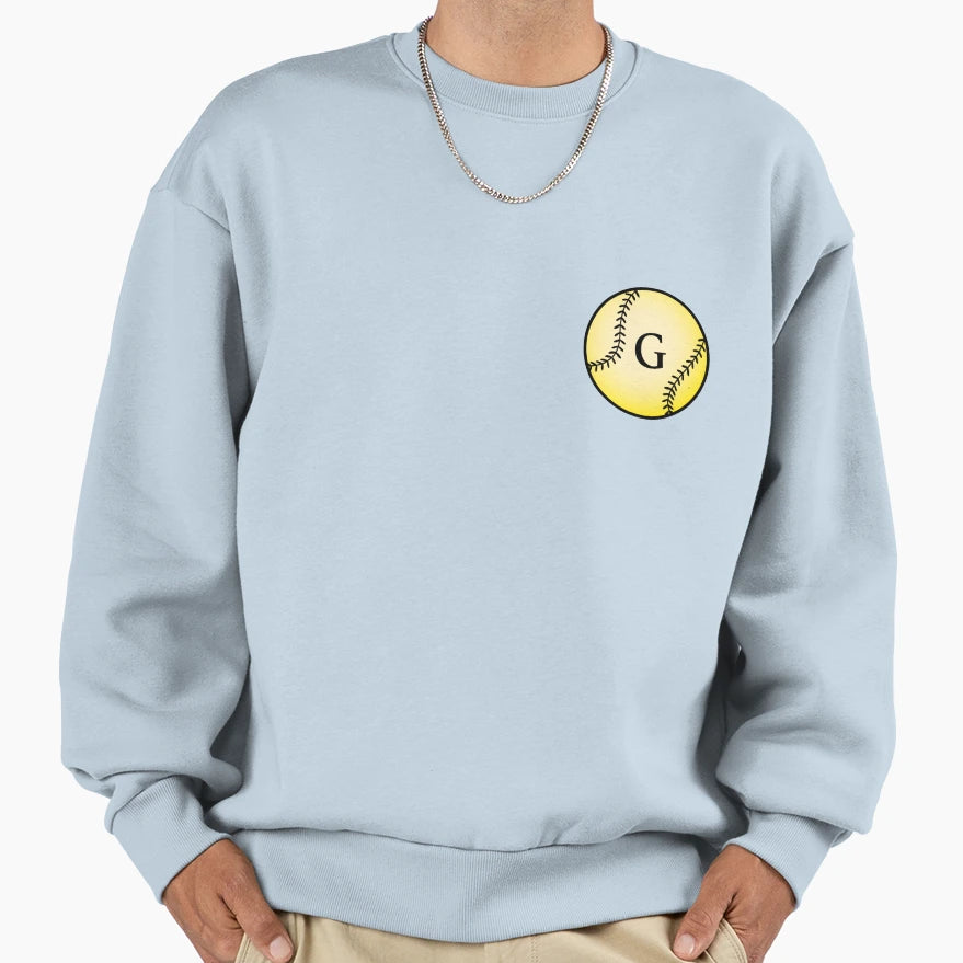 Softball Ball G Sweatshirt - Casual Everyday Wear Unisex - T-Shirt, Sweatshirt, Hoodie