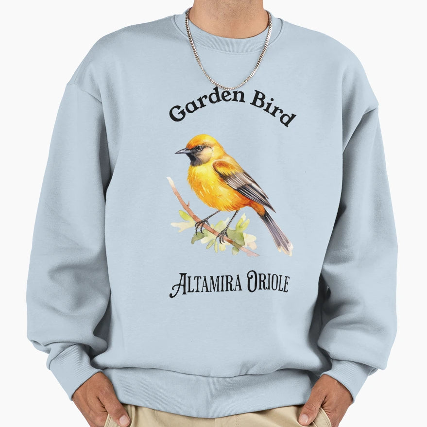 Garden Bird Altamira Oriole Sweatshirt - Minimalist Print Men Women - T-Shirt, Sweatshirt, Hoodie
