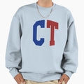 Connecticut State Abbreviation Sweatshirt - Fun Novelty Design for Adults - T-Shirt, Sweatshirt, Hoodie