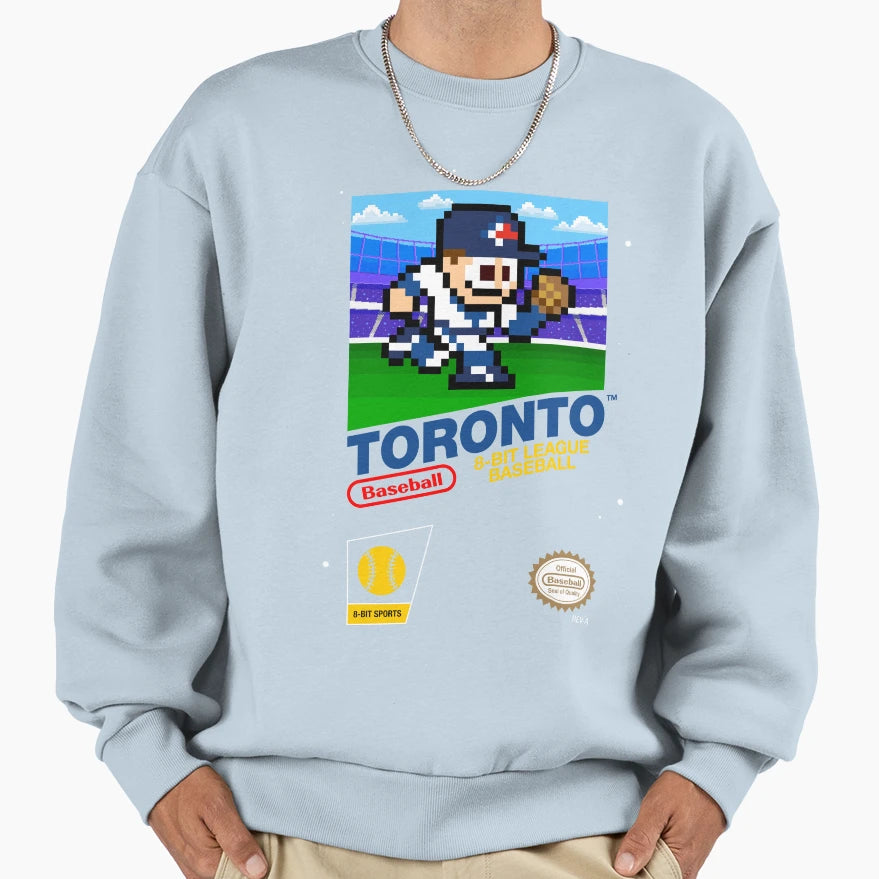 Toronto 8 Bit Videogame Cart Sweatshirt - Streetwear Style Unisex - T-Shirt, Sweatshirt, Hoodie