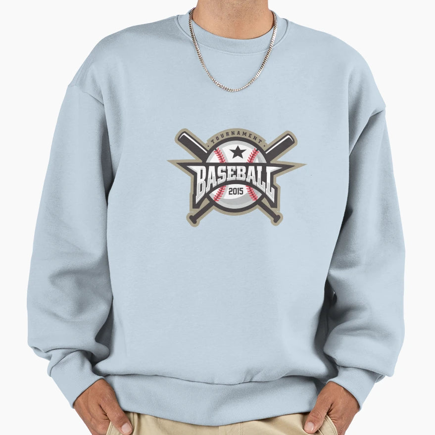 Baseball Tournament 2015 Sports Sweatshirt - Custom Art Print Men Women - T-Shirt, Sweatshirt, Hoodie