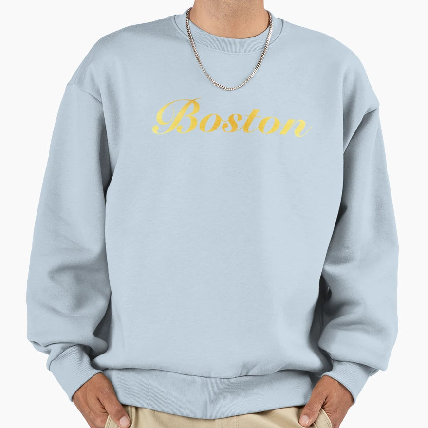 Boston Sweatshirt - Graphic Print Men Women - T-Shirt, Sweatshirt, Hoodie
