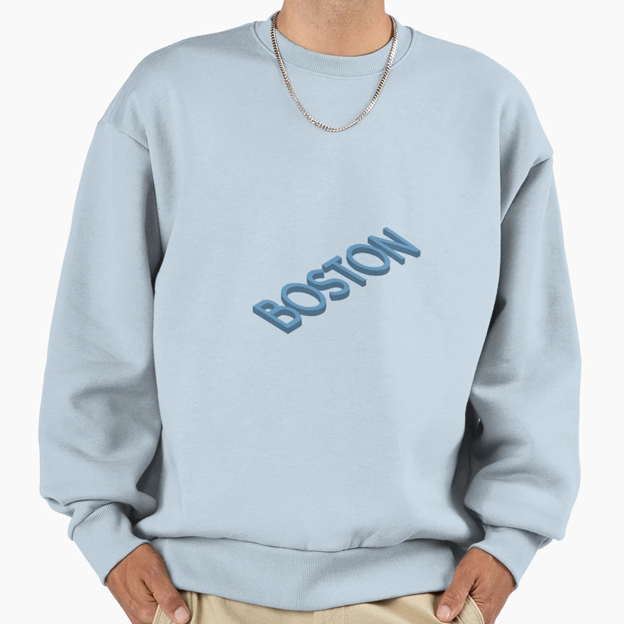 Boston Sweatshirt - Casual Everyday Wear Men Women - T-Shirt, Sweatshirt, Hoodie