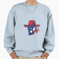 Texan Outlaw Texas Flag Mascot Sweatshirt - Casual Everyday Wear Men Women - T-Shirt, Sweatshirt, Hoodie