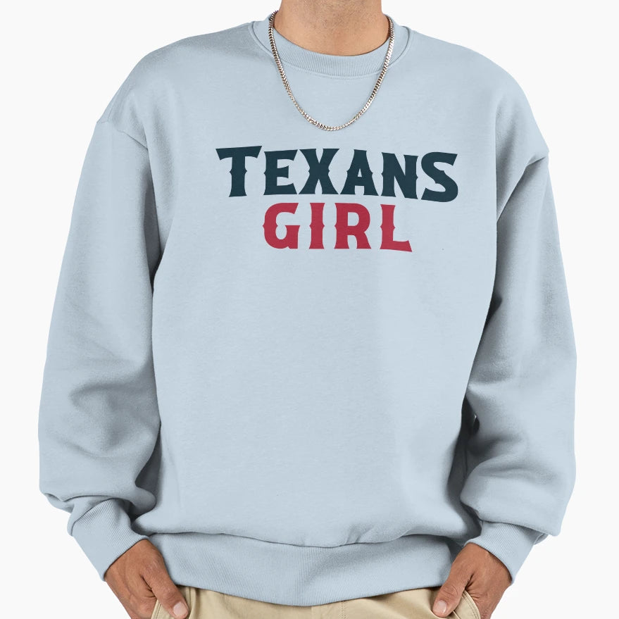Texans Sweatshirt - Graphic Print for Adults - T-Shirt, Sweatshirt, Hoodie