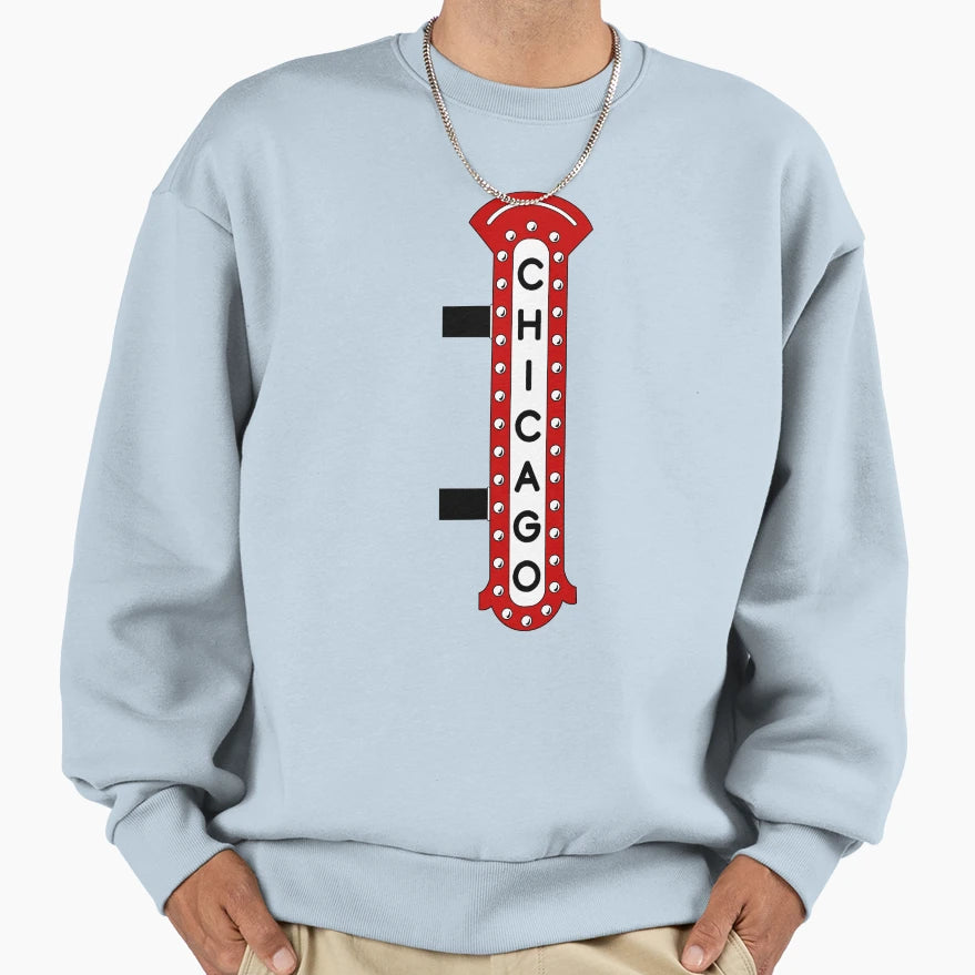 Chicago Theater Sweatshirt - Aesthetic Graphic Men Women - T-Shirt, Sweatshirt, Hoodie