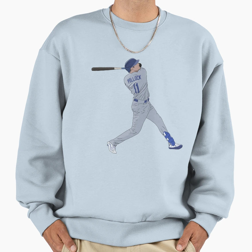 Aj Pollock Los Angeles Baseball Sweatshirt - Aesthetic Graphic Unisex - T-Shirt, Sweatshirt, Hoodie