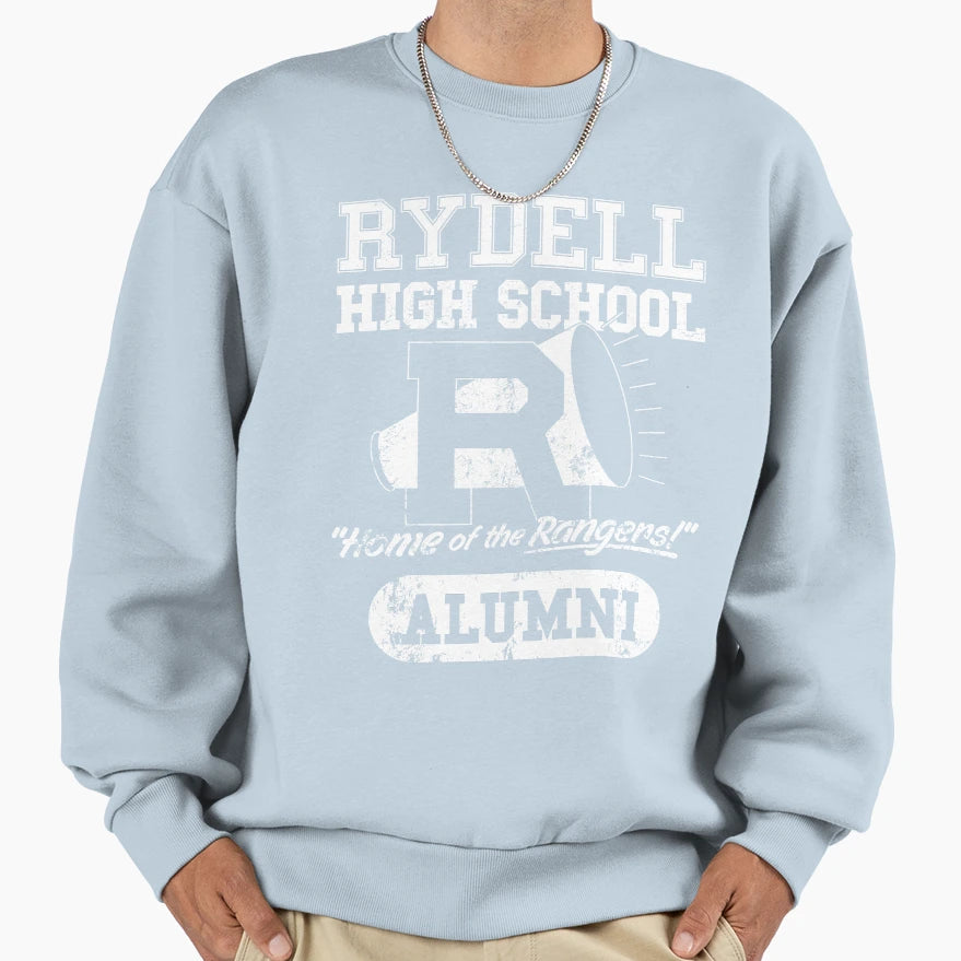 Rydell High Alumni Grease Sweatshirt - Custom Art Print Men Women - T-Shirt, Sweatshirt, Hoodie