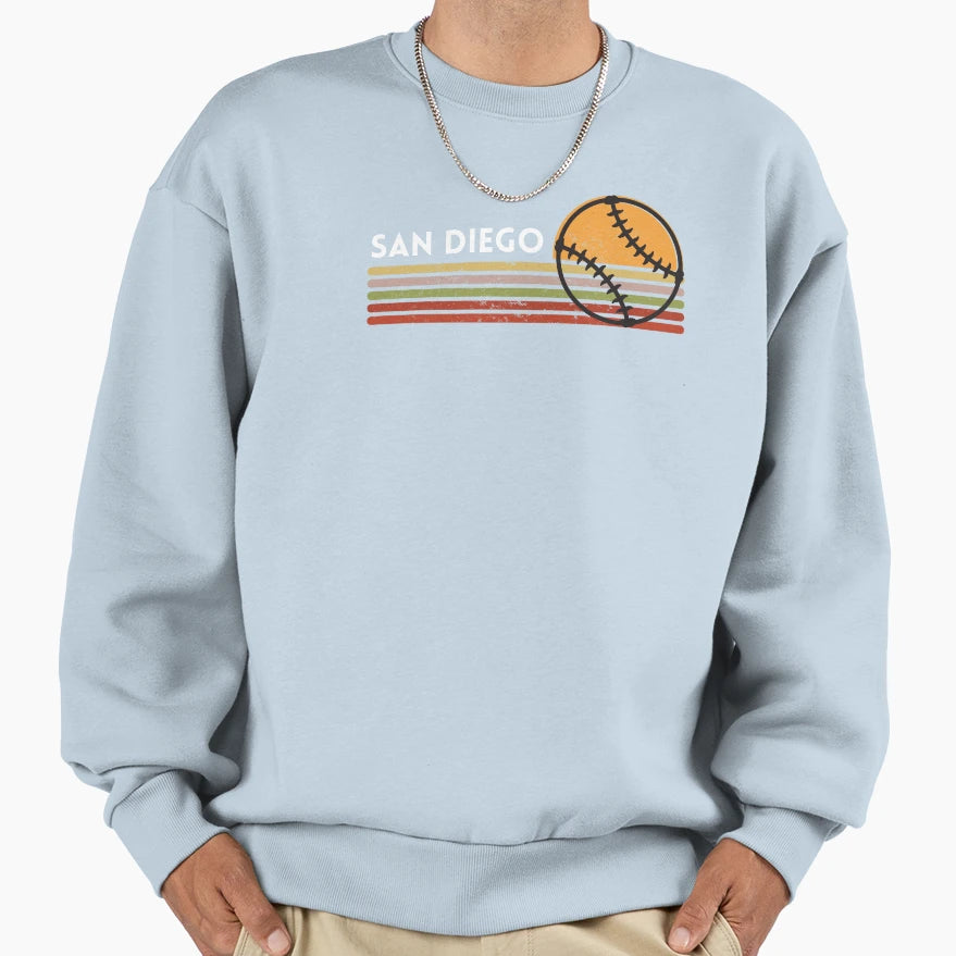 San Diego California Sweatshirt - Graphic Print for Adults - T-Shirt, Sweatshirt, Hoodie
