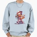 Cartoon Charachter Playing Sweatshirt - Casual Everyday Wear Unisex - T-Shirt, Sweatshirt, Hoodie