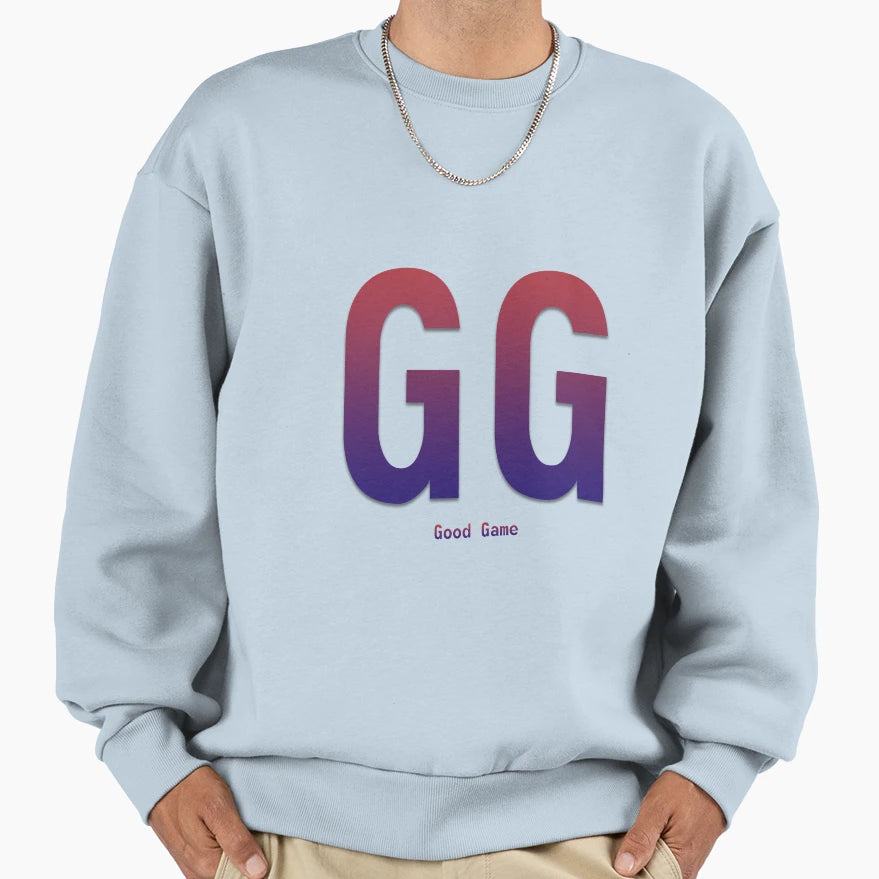 Slogan Gg Good Game Bodbeli Sweatshirt - Trendy Graphic Unisex - T-Shirt, Sweatshirt, Hoodie