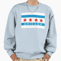 Chicago Flag Sweatshirt - Novelty Apparel for Adults - T-Shirt, Sweatshirt, Hoodie