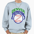 Defunct Denver Zephyrs Baseball Sweatshirt - Aesthetic Graphic for Adults - T-Shirt, Sweatshirt, Hoodie