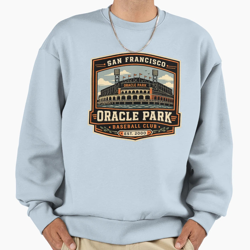 Oracle Park San Francisco Stadium Sweatshirt - Minimalist Print for Adults - T-Shirt, Sweatshirt, Hoodie