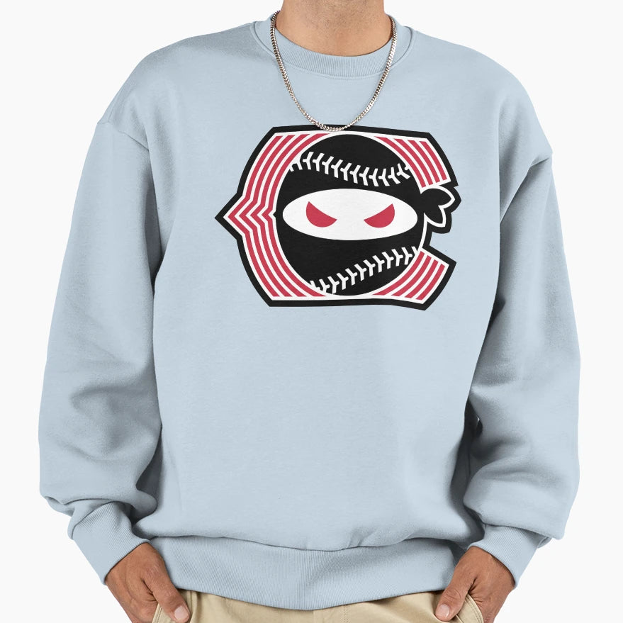 Pitching Ninja Sweatshirt - Unique Graphic for Adults - T-Shirt, Sweatshirt, Hoodie