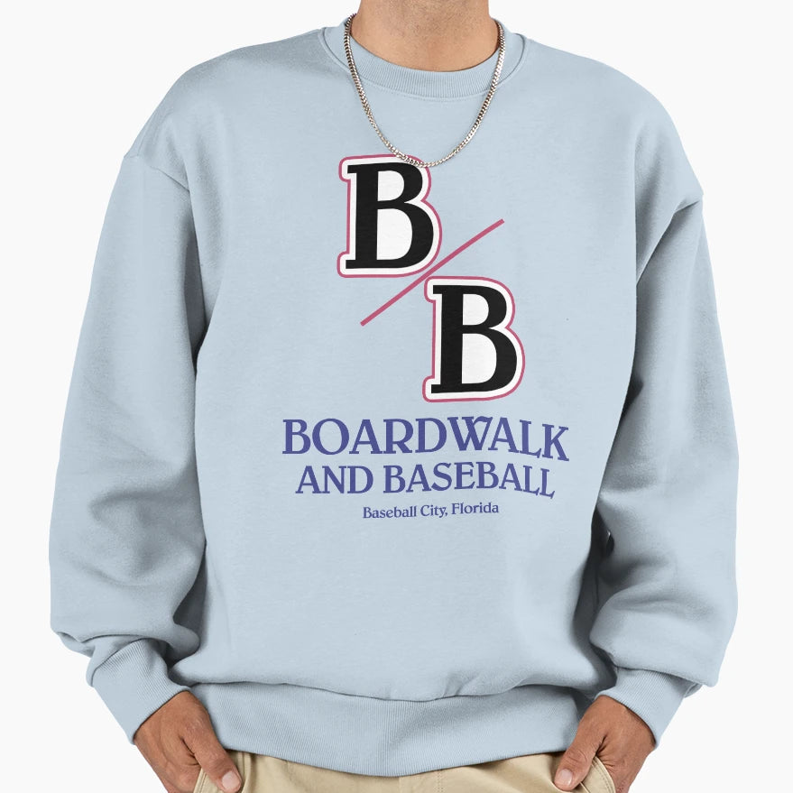 Boardwalk Baseball Theme Park Sweatshirt - Graphic Print Unisex - T-Shirt, Sweatshirt, Hoodie