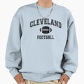 American Football Sport Cleveland Sweatshirt - Minimalist Print Men Women - T-Shirt, Sweatshirt, Hoodie
