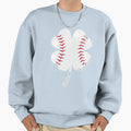 Baseball Shamrock Sweatshirt - Aesthetic Graphic Men Women - T-Shirt, Sweatshirt, Hoodie