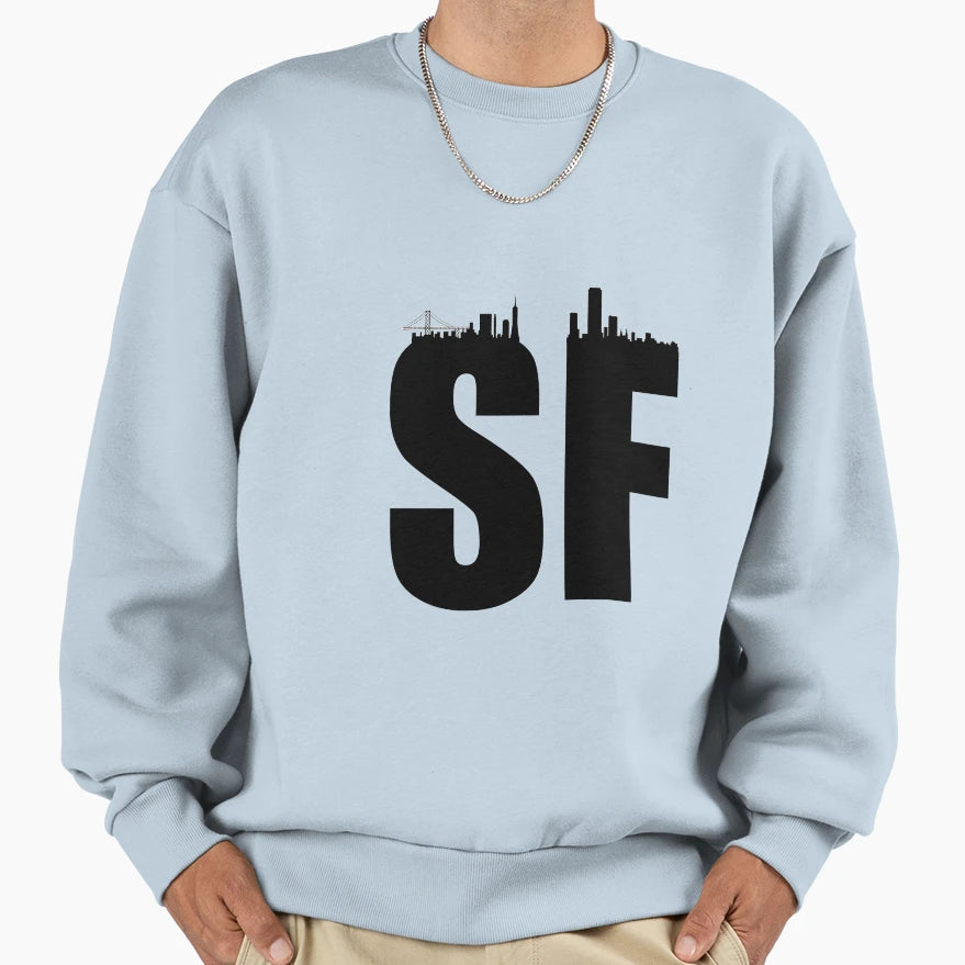 Sf Skyline Sweatshirt - Fun Novelty Design Men Women - T-Shirt, Sweatshirt, Hoodie