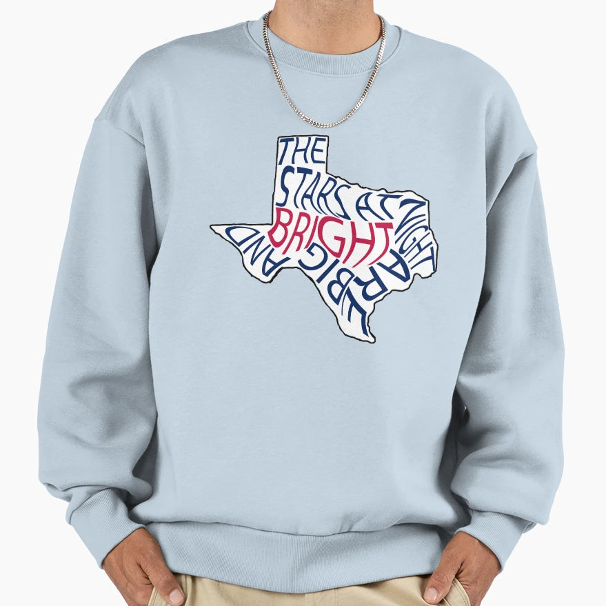 Deep Heart Texas Sweatshirt - Novelty Apparel for Adults - T-Shirt, Sweatshirt, Hoodie