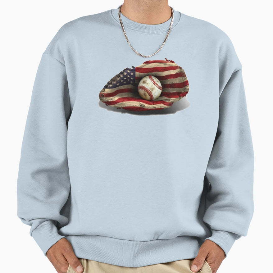 Us Baseball Sweatshirt - Graphic Print for Adults - T-Shirt, Sweatshirt, Hoodie