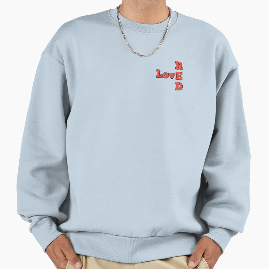 Loving Red Sweatshirt - Trendy Graphic Men Women - T-Shirt, Sweatshirt, Hoodie