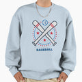 Baseball Sport Sweatshirt - Aesthetic Graphic Unisex - T-Shirt, Sweatshirt, Hoodie