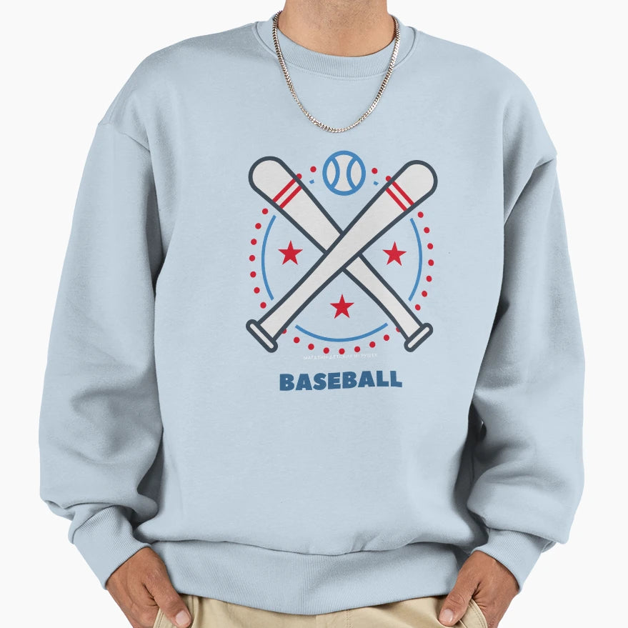 Baseball Sport Sweatshirt - Aesthetic Graphic Unisex - T-Shirt, Sweatshirt, Hoodie