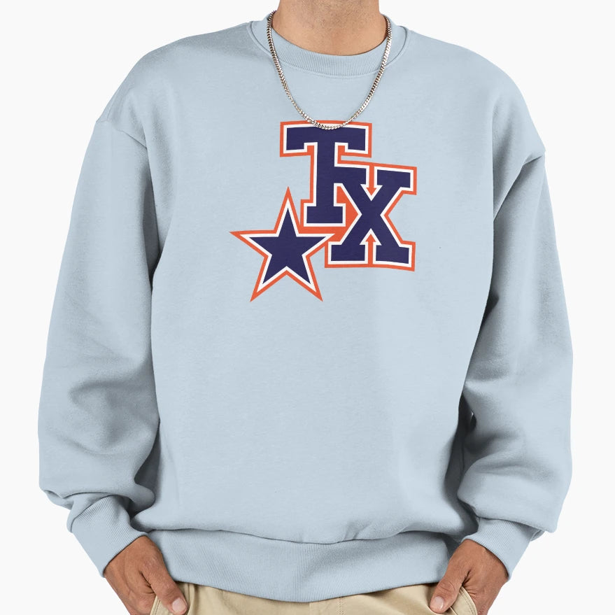 Lone Star State Houston Tx Sweatshirt - Fun Novelty Design Men Women - T-Shirt, Sweatshirt, Hoodie