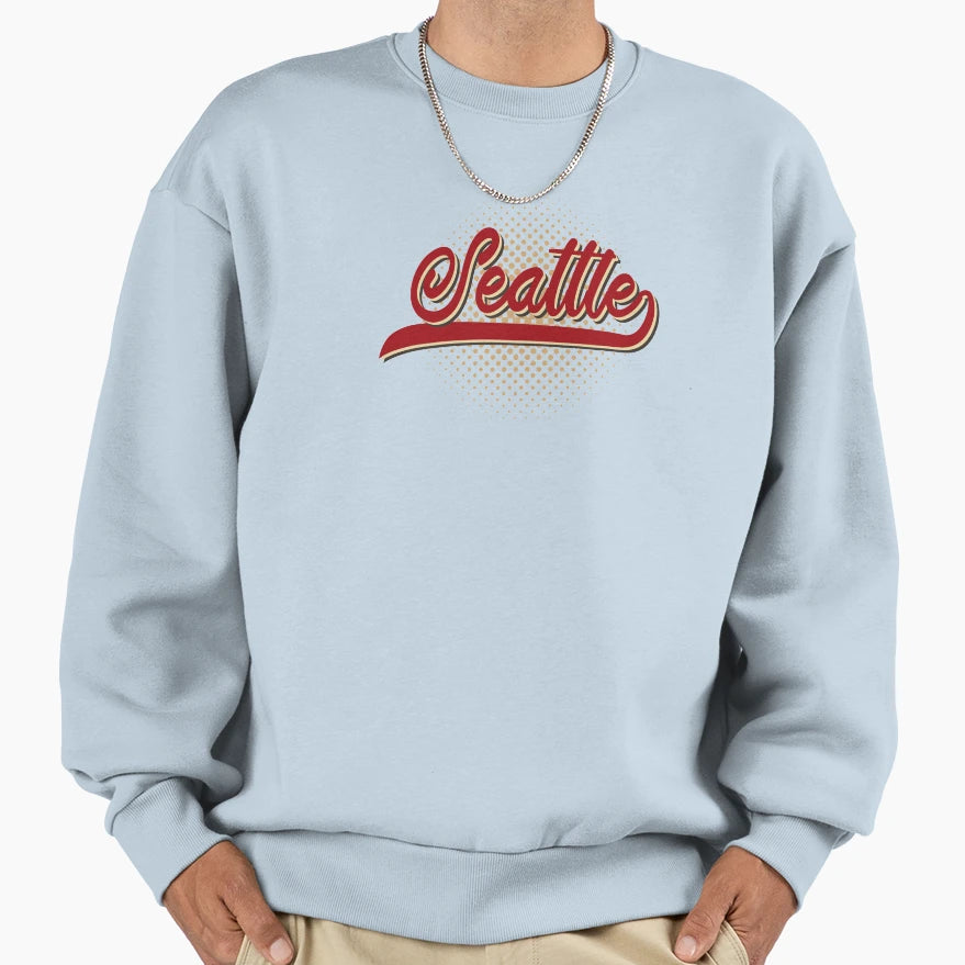 Seattle Sweatshirt - Custom Art Print Men Women - T-Shirt, Sweatshirt, Hoodie