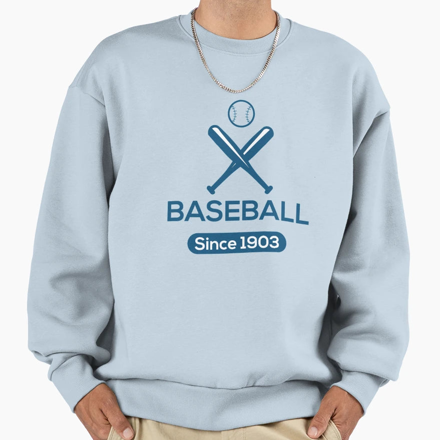 Americans Baseball Sport Logo Sweatshirt - Minimalist Print Men Women - T-Shirt, Sweatshirt, Hoodie