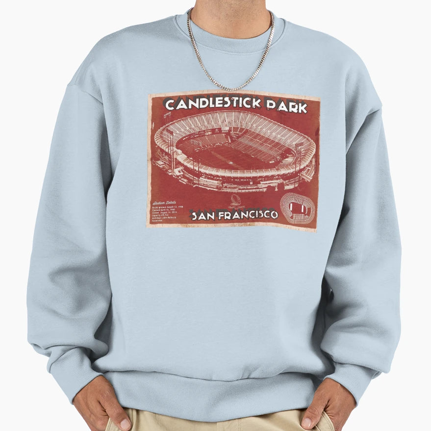 Candlestick Park Home San Sweatshirt - Novelty Apparel for Adults - T-Shirt, Sweatshirt, Hoodie