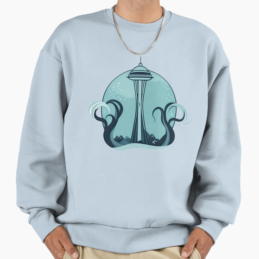 Seattle Hockey Lover Sweatshirt - Minimalist Print for Adults - T-Shirt, Sweatshirt, Hoodie