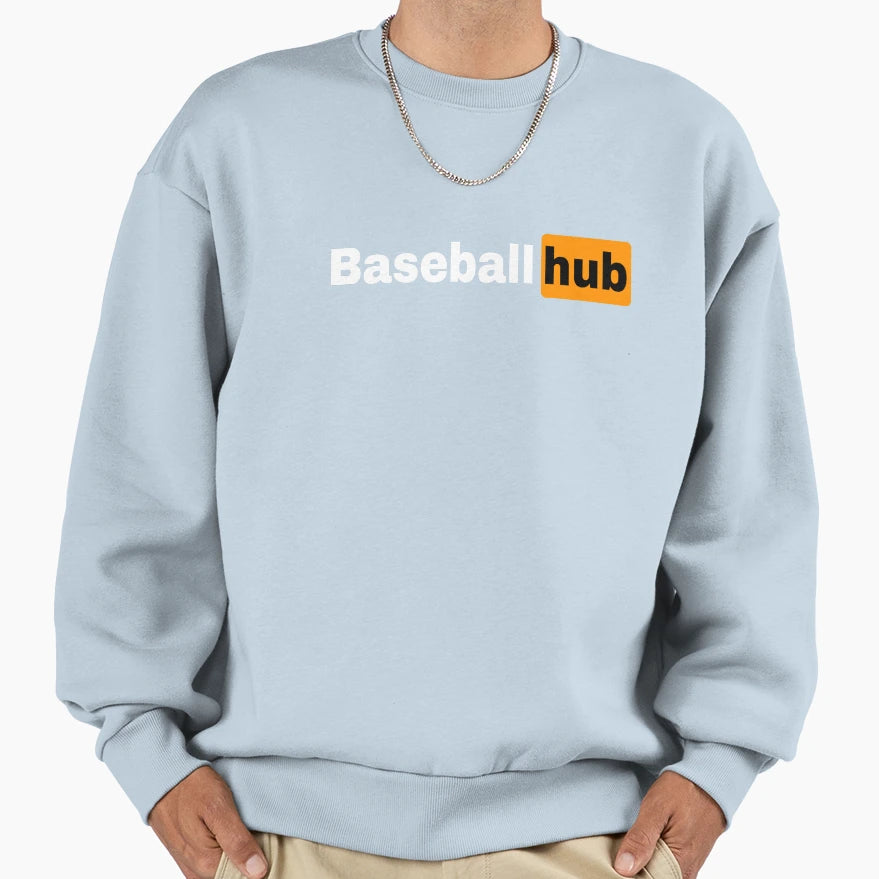 Baseball Hub Sweatshirt - Trendy Graphic Men Women - T-Shirt, Sweatshirt, Hoodie
