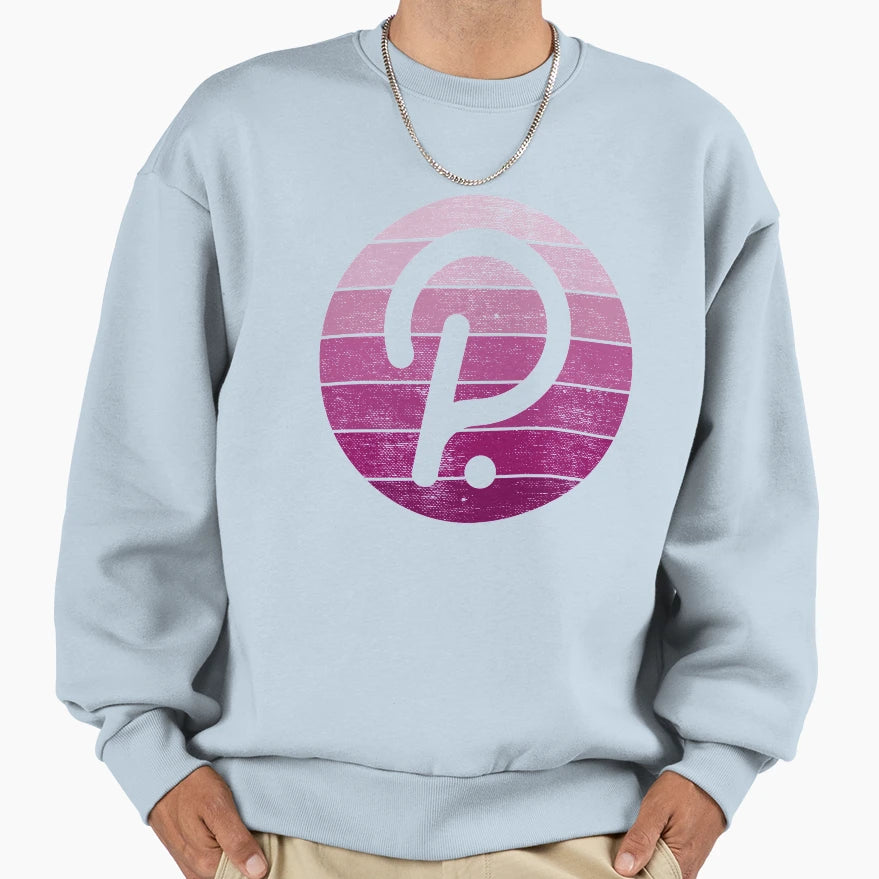 Dot Polkadot Crypto Coin Sweatshirt - Aesthetic Graphic for Adults - T-Shirt, Sweatshirt, Hoodie