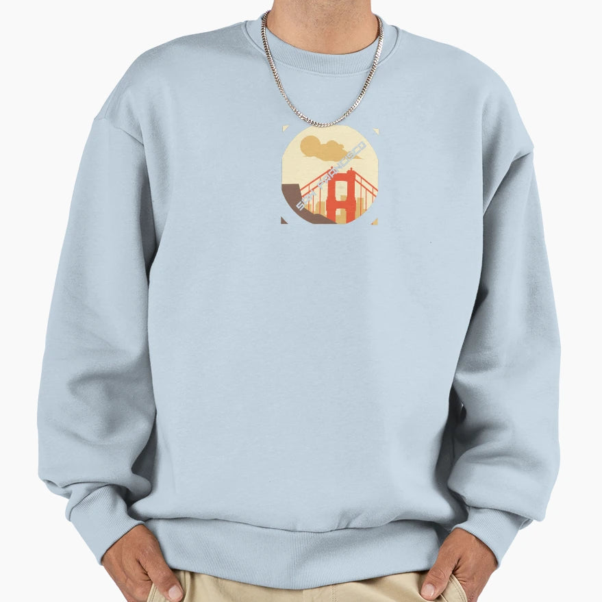 Bridge To City Full Possibilities Sweatshirt - Minimalist Print for Adults - T-Shirt, Sweatshirt, Hoodie