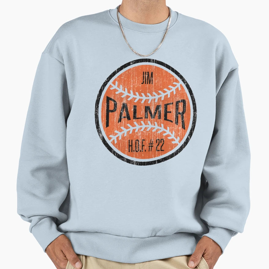 Jim Palmer Ball Sweatshirt - Fun Novelty Design for Adults - T-Shirt, Sweatshirt, Hoodie