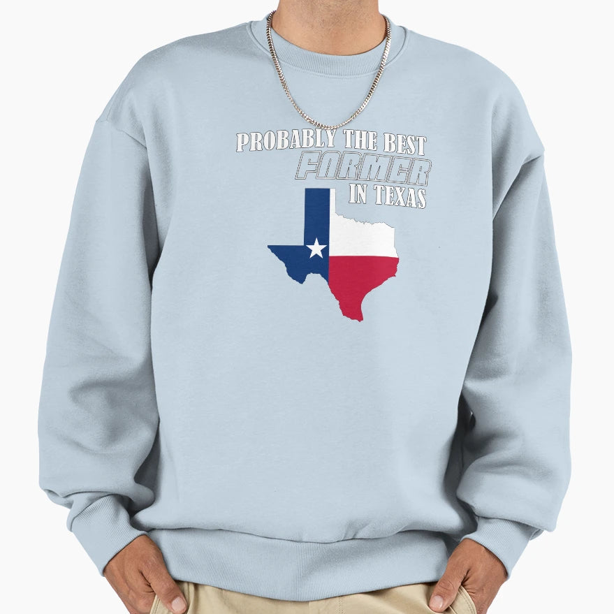 Texas Career Farmer Sweatshirt - Novelty Apparel Men Women - T-Shirt, Sweatshirt, Hoodie